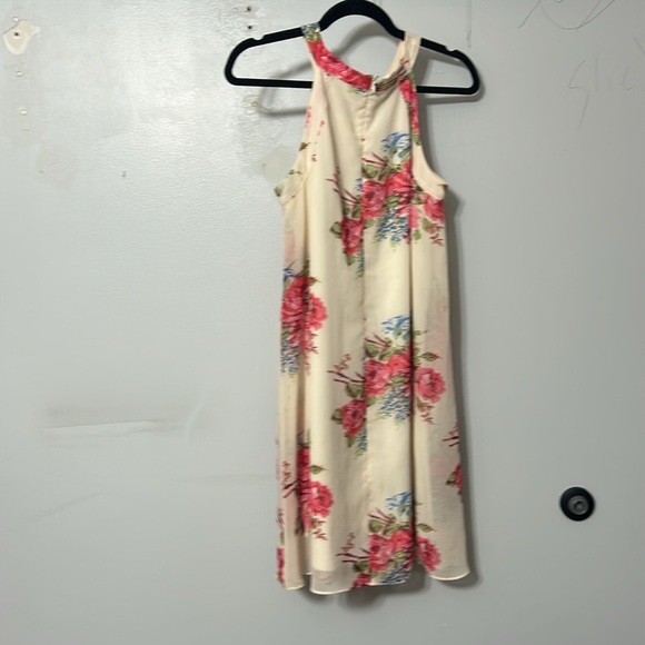 Betsey Johnson Floral Print Mini Swing Dress Size 2 Wedding Baby Shower Spring - Picture 3 of 6
